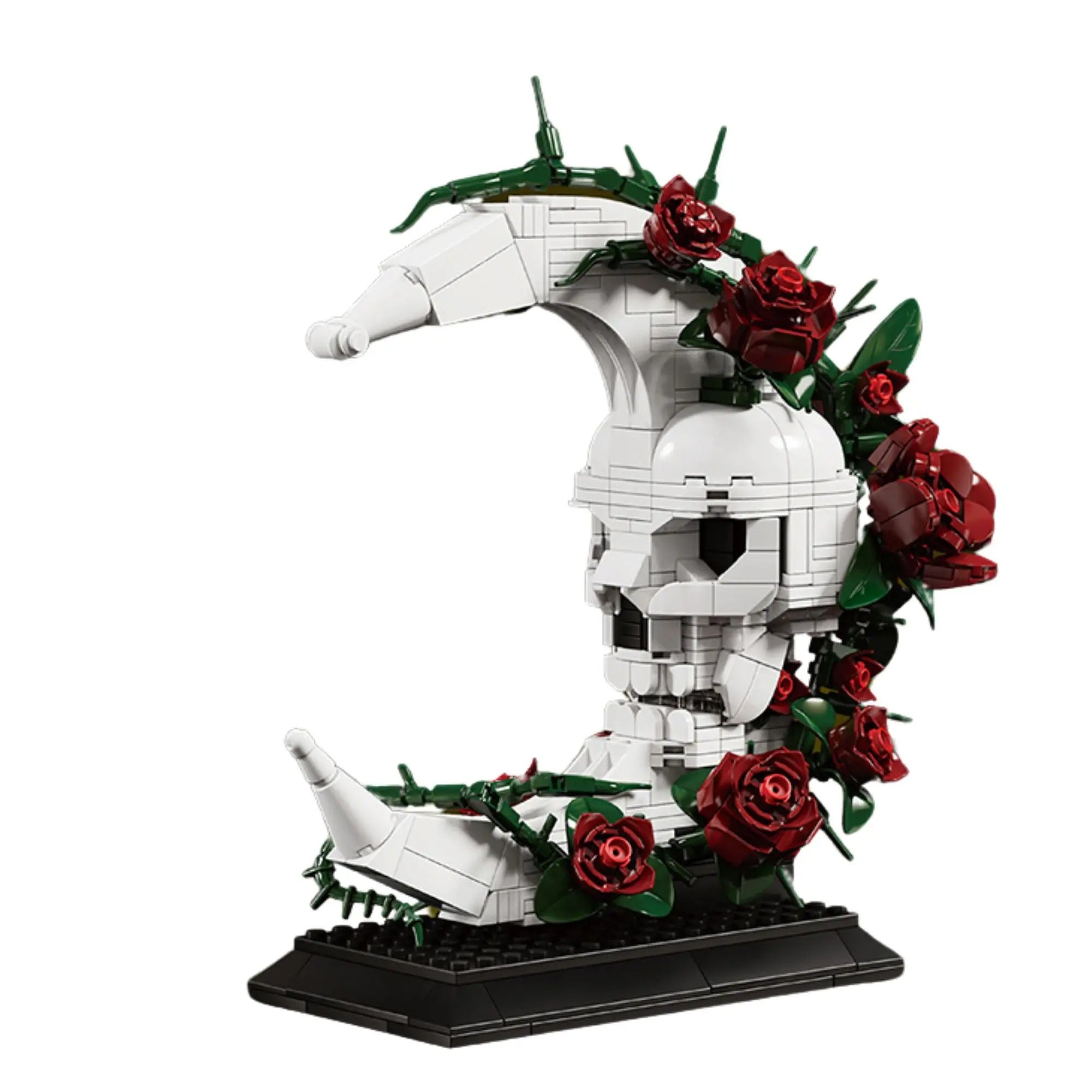 Skull Moon Rose