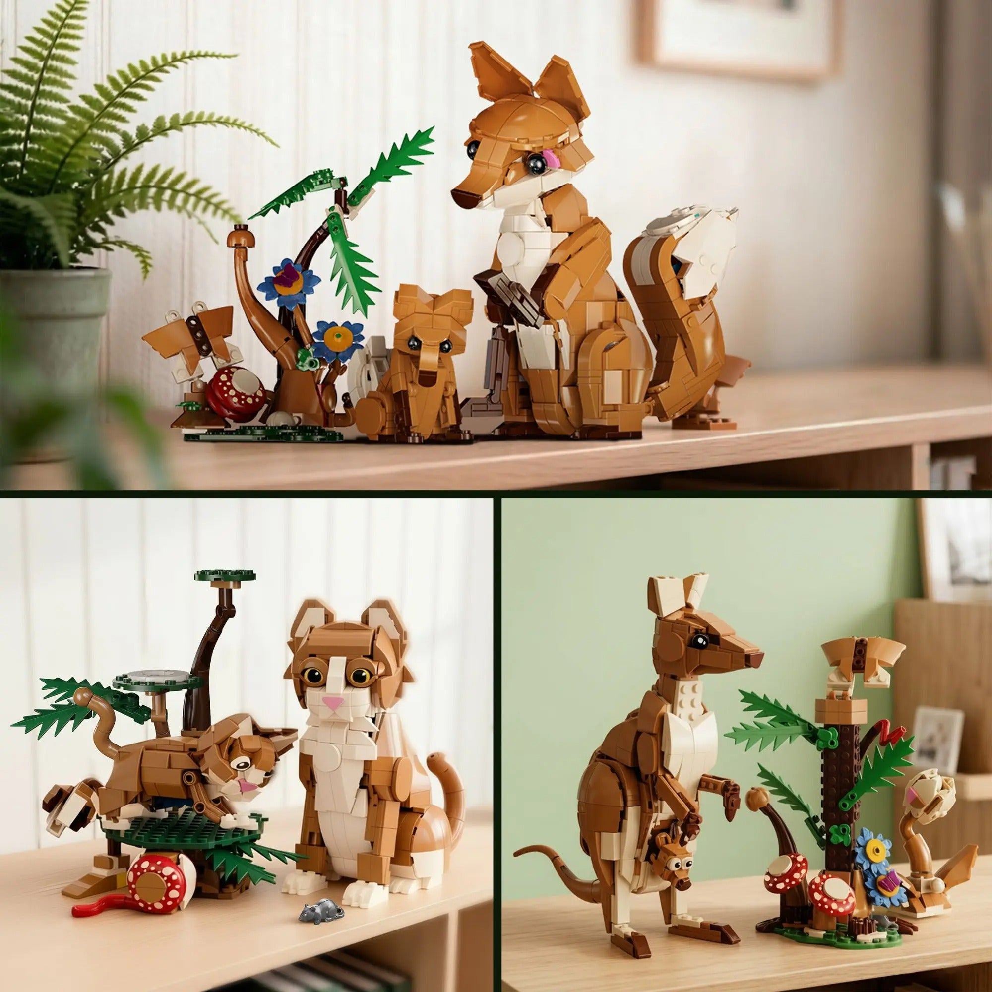 Animal parent-child 3-in-1