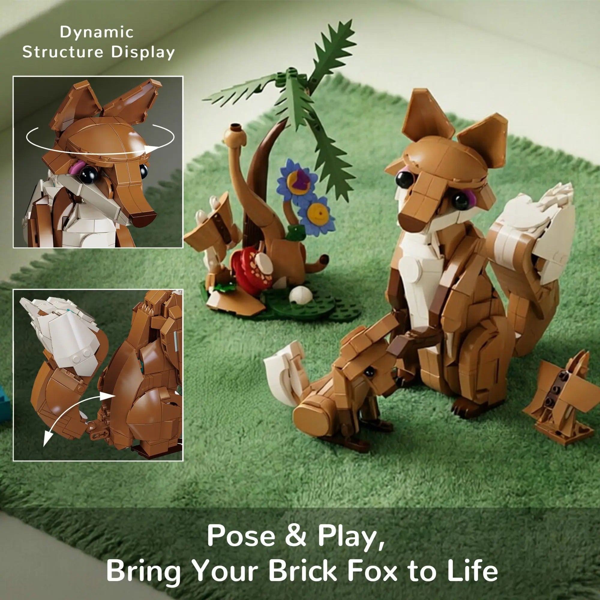 Animal parent-child 3-in-1
